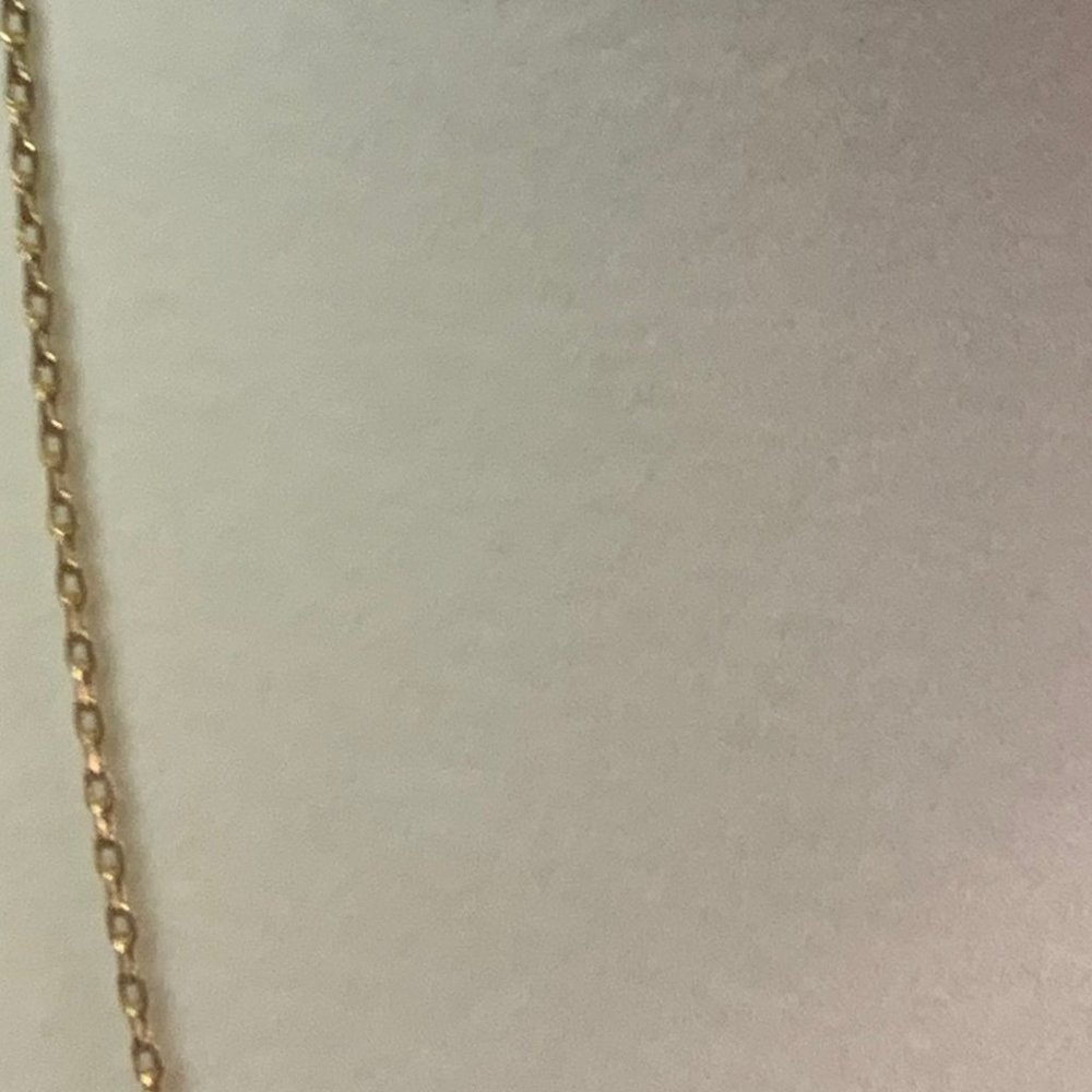 Small oval link necklace cable 19 inch chain
